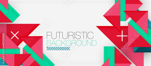 Free Download Triangle Vector Background Illustration For Wallpaper, Banner, Background, Card, Book Illustration, landing page - GFXLoad