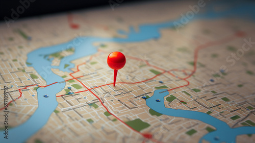 map, travel, pin