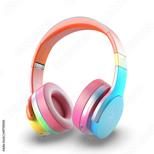 wireless headphones , isolated on Transparent background
