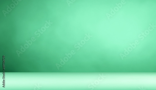 empty room with white wall and green wall