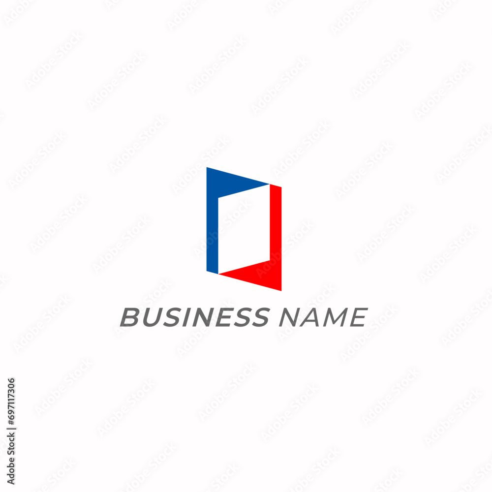 design logo creative negative space rectangle design logo creative negative space rectangle