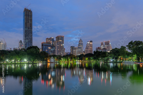 Canvas Print Bangkok Thailand Cityscape
