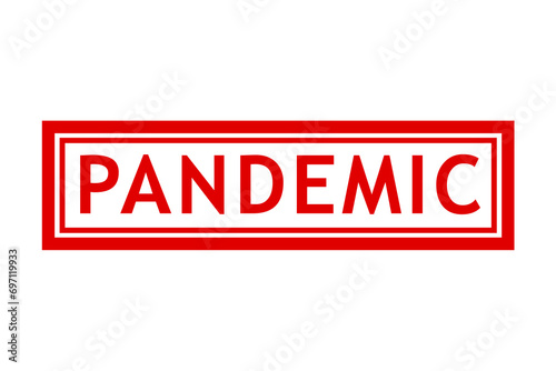 pandemic, simple vector red simple rectangle vector rubber stamp effect