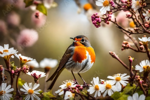 robin on branch © qaiser