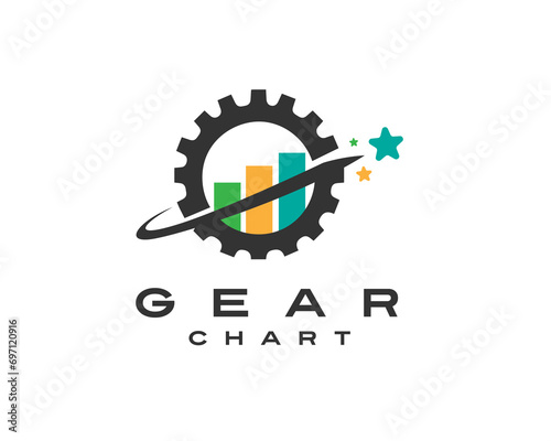 accounting graphic system solution logo design template illustration inspiration