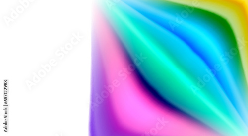 Color mixing liquid rainbow shape background