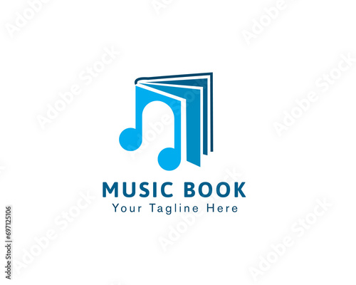 music book note logo icon symbol design template illustration inspiration