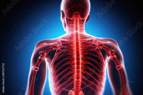 human body spine x ray