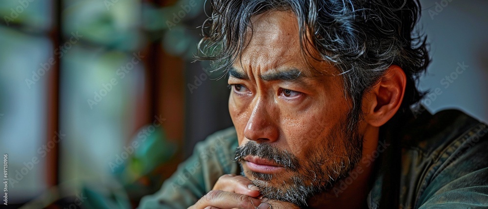 In a studio picture isolated on white, showcasing health care and medical issues, an Asian guy with sadness and wrist pain—possibly from carpal tunnel syndrome—experiences anguish in his arms. In a studio picture isolated on white, showcasing health care and medical issues, an Asian guy with sadness and wrist pain—possibly from carpal tunnel syndrome—experiences anguish in his arms.