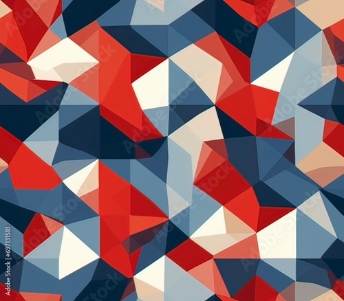 Geometric Tessellation Seamless Pattern