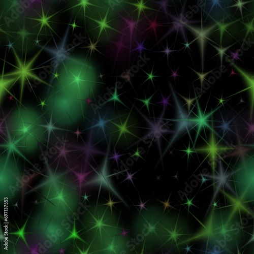 randomStars_yellow_green_blue_purple_I