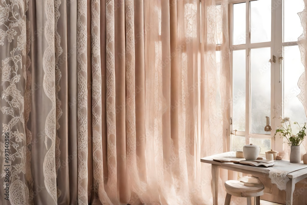 curtain in the interior luxurious room expensive cloths curtain hanging in the room abstract background curtain in the interior luxurious room expensive cloths curtain hanging in the room abstract background