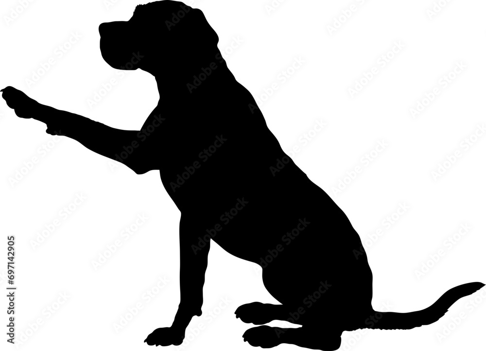 Dog Great Dane is sitting silhouette Breeds Bundle Dogs on the move. Dogs in different poses.
The dog jumps, the dog runs. The dog is sitting. The dog is lying down. The dog is playing
