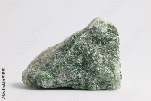 Chrome diopside is a vibrant green variety of diopside that is colored by chromium