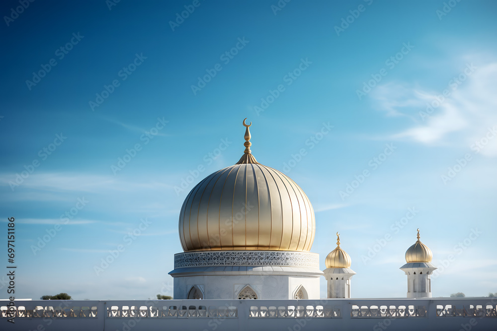 Obraz premium ramadan Kareem, Ramadan crescent moon, Eid Mubarak Islamic festival social media banner and Eid Mubarak Post Template, islam