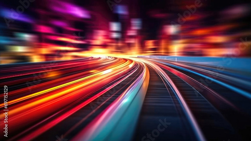 Harness the Power of Motion Blur: A Photo of a Fast-Moving Object with Streaks of Light