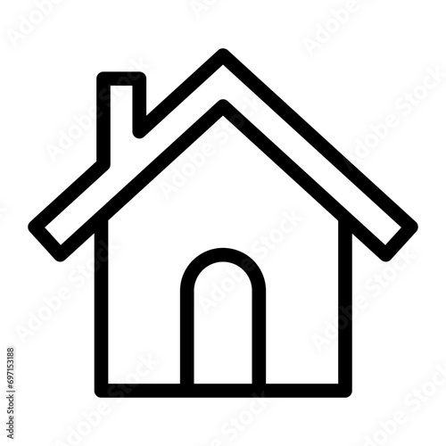 home icon on white background