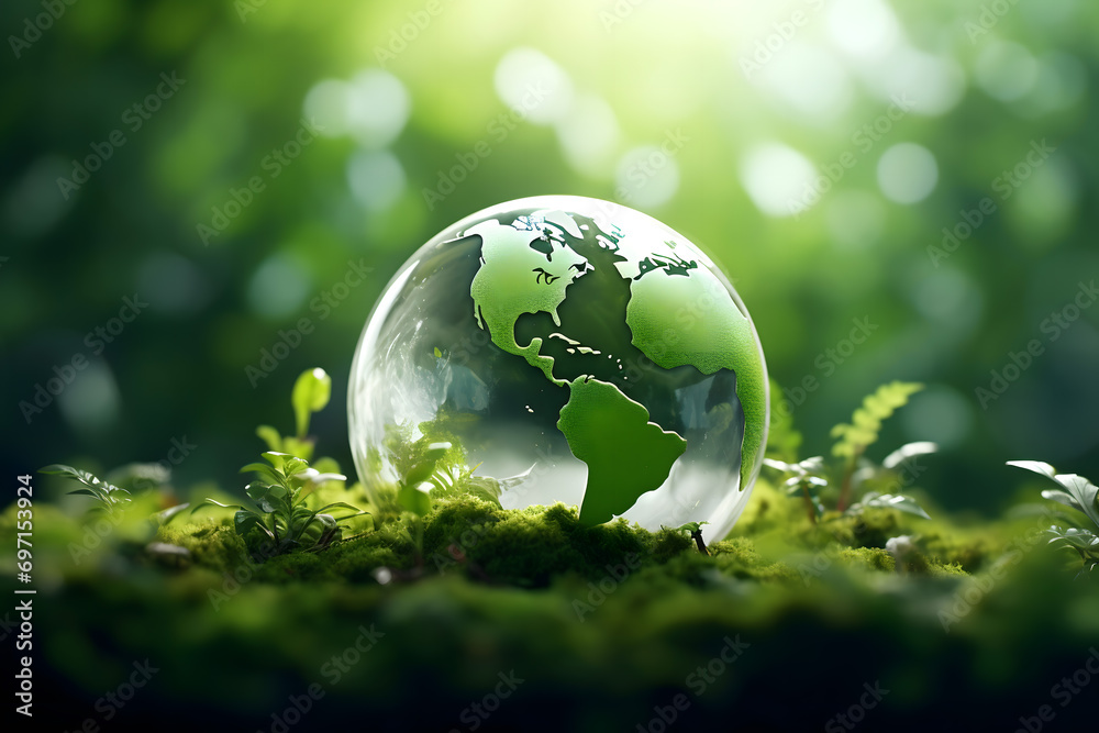 renewable energy light bulb with green energy, Earth Day or environment protection Hands protect forests that grow on the ground and help save the world, solar panels renewable energy light bulb with green energy, Earth Day or environment protection Hands protect forests that grow on the ground and help save the world, solar panels