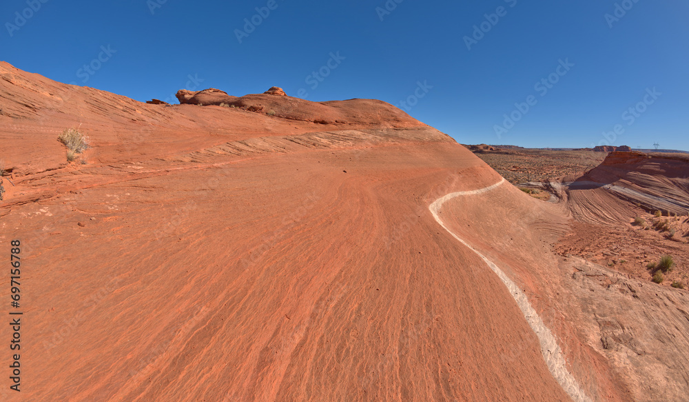 Wavy sandstone hill at Ferry Swale near Page AZ Wavy sandstone hill at Ferry Swale near Page AZ