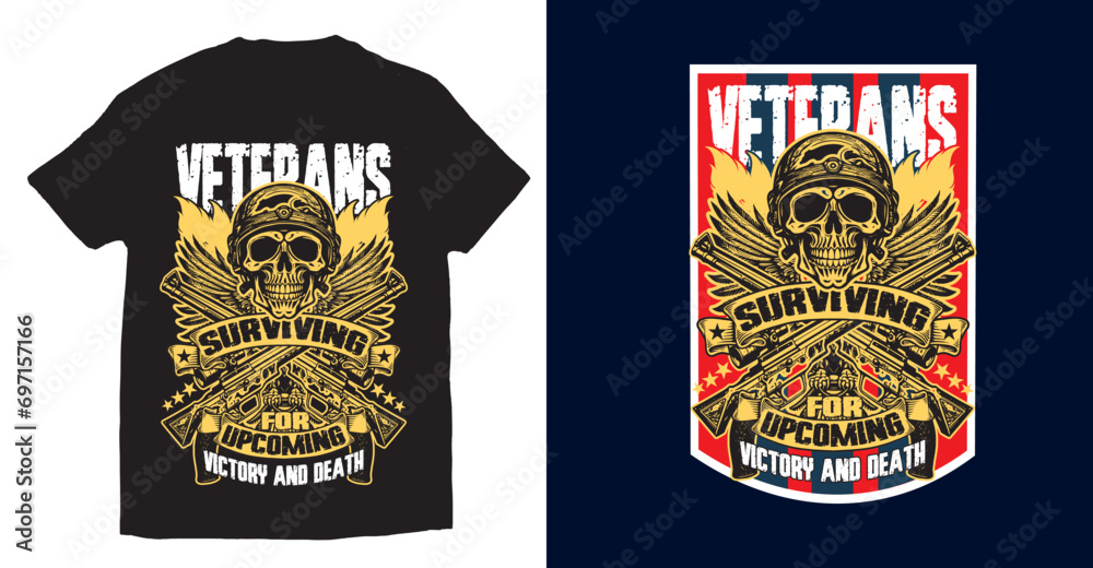 Veteran tshirt design viking tshirt design usa soldier tshirt design skeleton vector tshirt