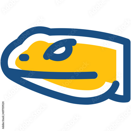 Crocodile Line Vector Icon