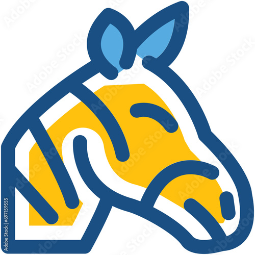 Horse Line Vector Icon