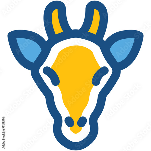 Goat Line Vector Icon