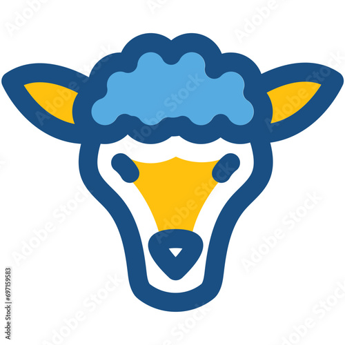 Sheep Line Vector Icon