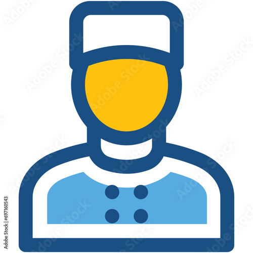 Bellboy Line Vector Icon