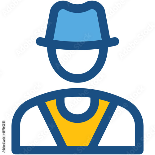 Gardener Line Vector Icon