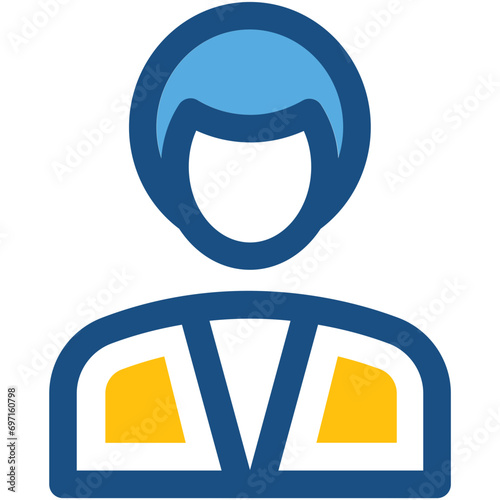 Banker Line Vector Icon