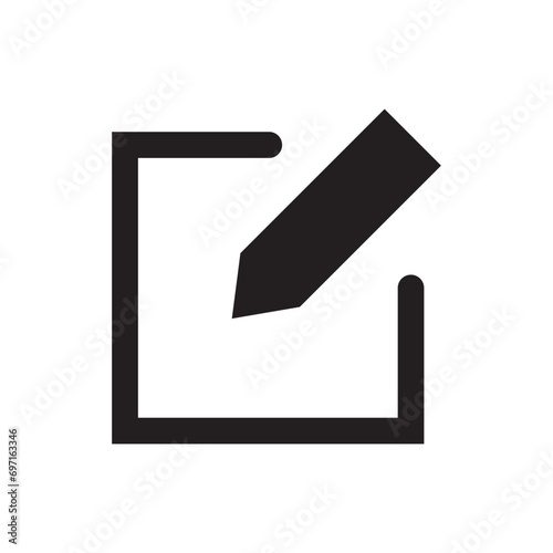 Edit icon. write icon illustration isolated vector sign symbol eps 10 