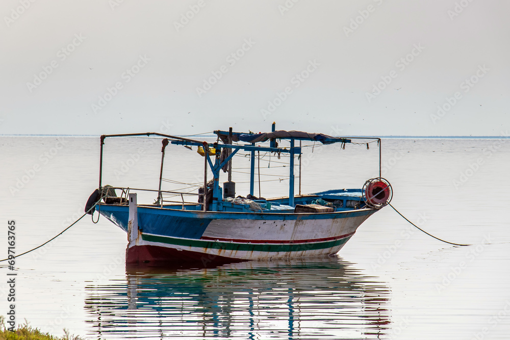 Small Fishing Boats on the Sea