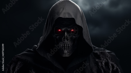 Menacing Grim Reaper Comes For Your Soul photo