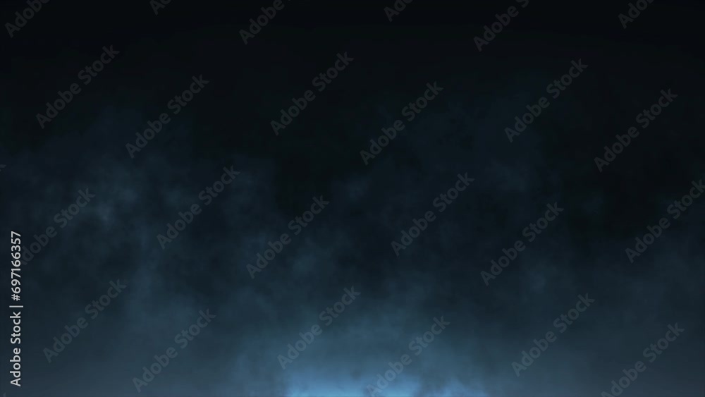 Blue Color focus overlay blur light passing into fire Smoke slowly floating in Steam moving Loop on a black background, Seamless loop 4K footage for editing assets, Smoke Blue Color focus overlay blur light passing into fire Smoke slowly floating in Steam moving Loop on a black background, Seamless loop 4K footage for editing assets, Smoke