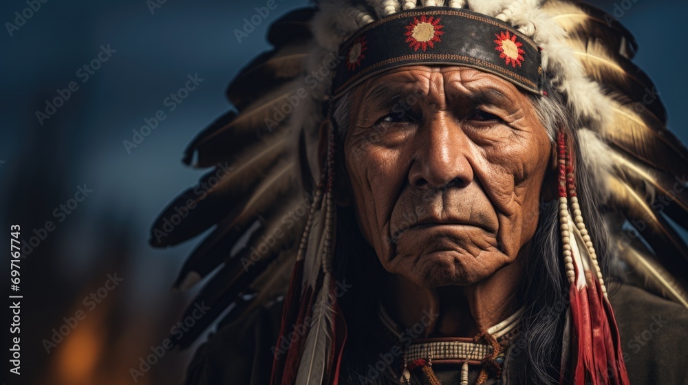 Portrait of Sioux Portrait of Sioux
