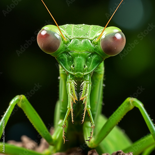 Portrait of a mantis. © DALU11