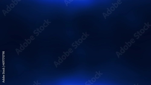 Blue Color focus overlay blur light passing into blue Smoke slowly floating in Steam moving Loop on a black background, Seamless loop 4K footage for editing assets, Smoke