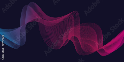 Vector illustration of talking sound waves vector