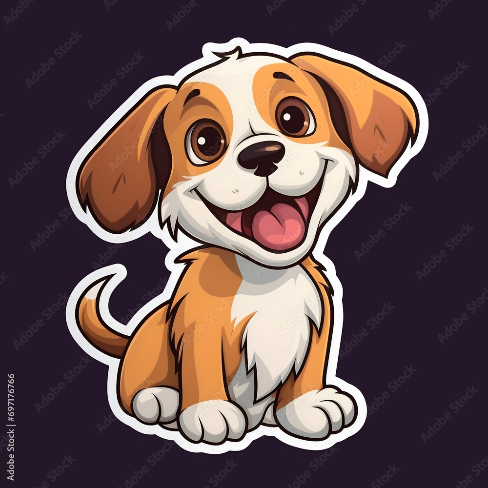 cute cartoon dog sticker and t shirt design, best design 2024
cute cartoon dog sticker and t shirt design, best design 2024