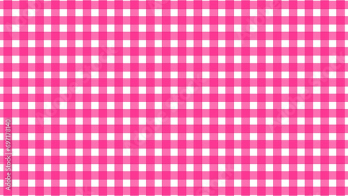 Pink and white plaid background