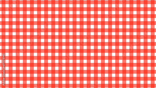 Red and white plaid background