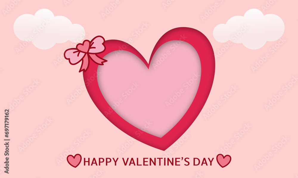 Valentine's Day illustration background