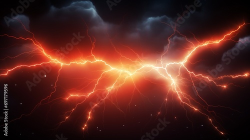 The design was stunned by an electric discharge. Realistic isolated blitz vector artwork of electricity, power, and lightning on a checkered background