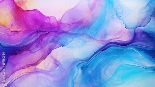 Modern colorful curved background blue purple wave © Noman