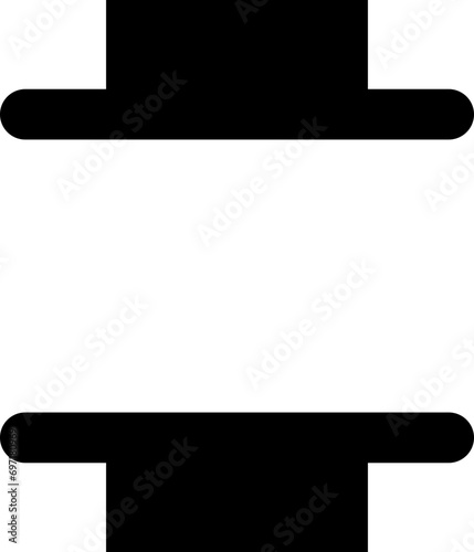 Note music icon in trendy black Fill style design. Musical key sign page symbol with treble clef for your web site design on transparent background. Musician splash effect sign business concept.