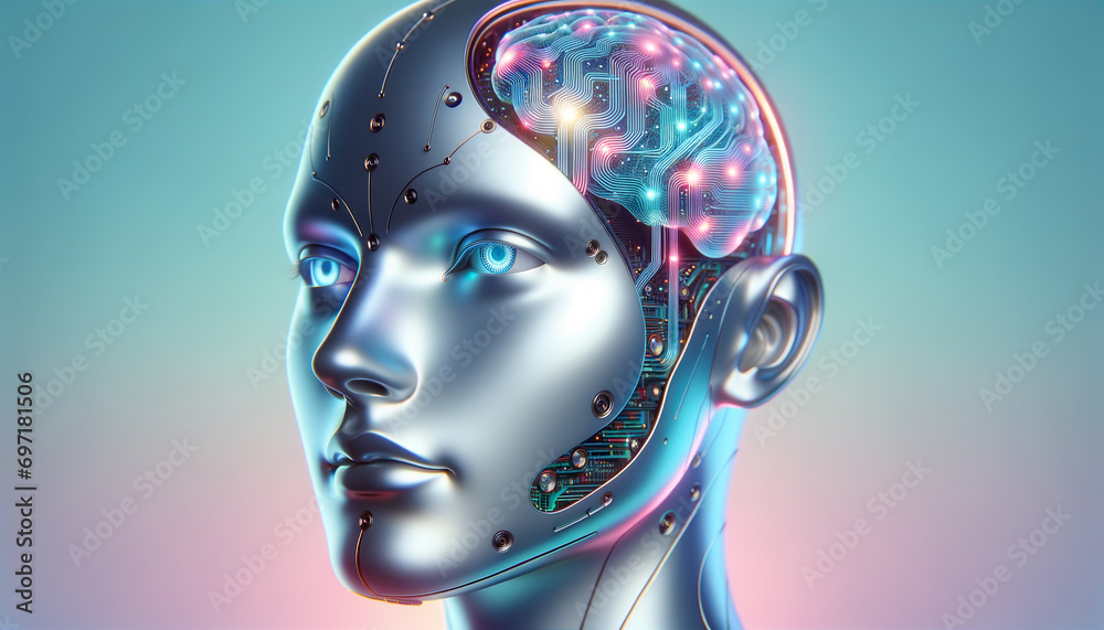 Serene humanoid AI figure with glowing neural pathways, symbolizing innovation and human-like intuition. Serene humanoid AI figure with glowing neural pathways, symbolizing innovation and human-like intuition.