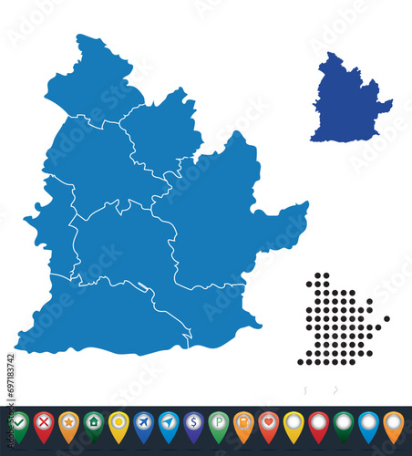 Set maps of Nitra Region