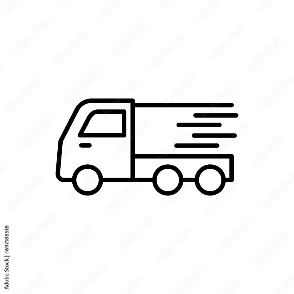 Fast delivery icons, minimalist vector illustration ,simple transparent graphic element .Isolated on white background Fast delivery icons, minimalist vector illustration ,simple transparent graphic element .Isolated on white background
