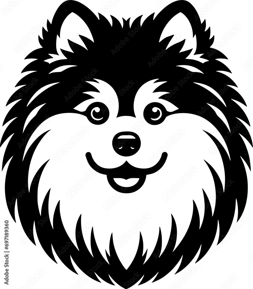 Fototapeta premium Pomsky icon 19